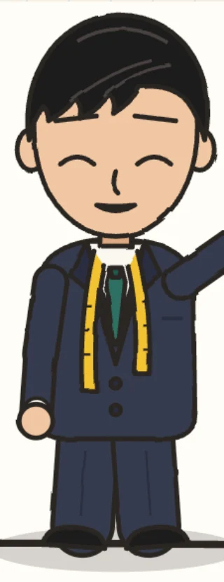 손을 들어 인사하는 사장님 그림